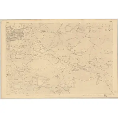 1835 Map of Donegal - Sheet 104, 1837 Print