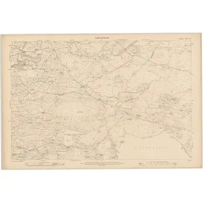 1905 Map of Donegal - Sheet 104, 1907 Print