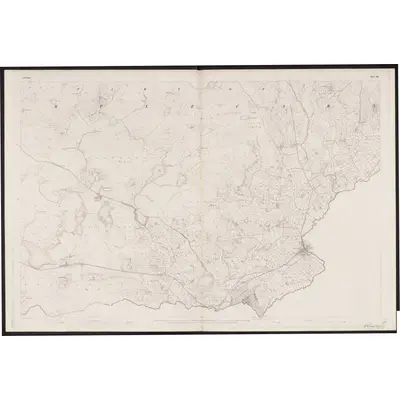1835 Map of Donegal - Sheet 105 [with extension], 1862 Print
