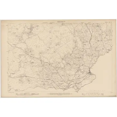 1904 Map of Donegal - Sheet 105 [with extension], 1906 Print