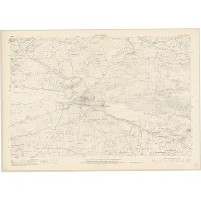 1954 Map of Donegal - Sheet 107, 1964 Print