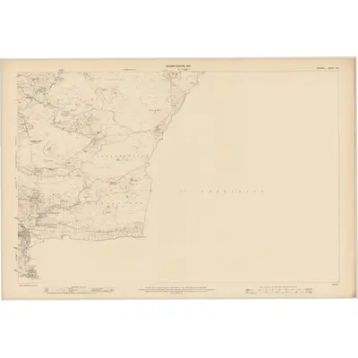 1905 Map of Donegal - Sheet 108, 1907 Print