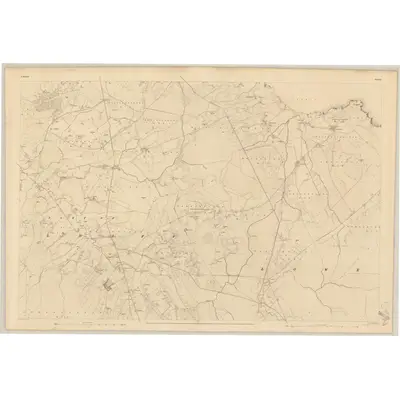 1834 Map of Donegal - Sheet 12, 1837 Print