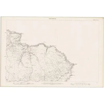 1900 Map of Donegal - Sheet 13, 1903 Print