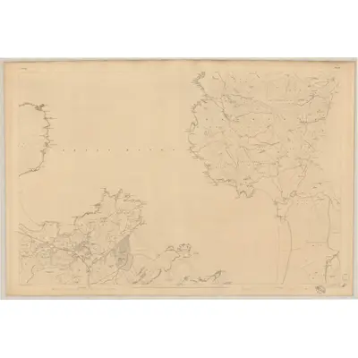 1834 Map of Donegal - Sheet 16, 1837 Print