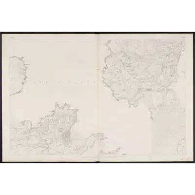1834 Map of Donegal - Sheet 16, 1861 Print