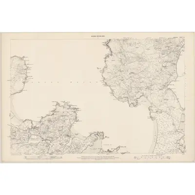 1903 Map of Donegal - Sheet 16, 1905 Print