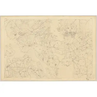 1835 Map of Donegal - Sheet 17, 1836 Print