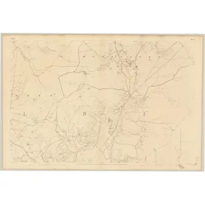 1834 Map of Donegal - Sheet 19, 1837 Print