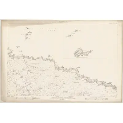 1900 Map of Donegal - Sheet 2 & 2A, 1903 Print