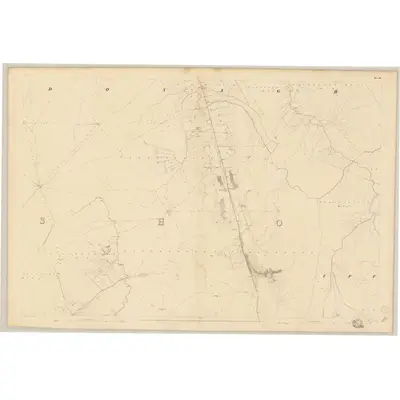 1834 Map of Donegal - Sheet 20, 1837 Print