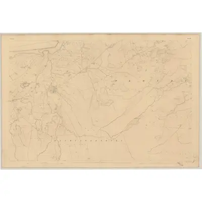 1834 Map of Donegal - Sheet 25, 1837 Print