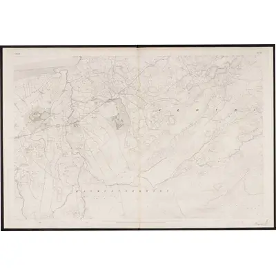 1834 Map of Donegal - Sheet 25, 1862 Print