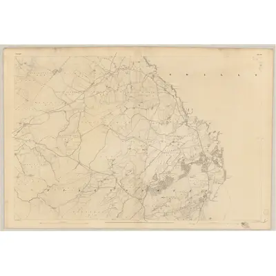 1834 Map of Donegal - Sheet 28, 1837 Print