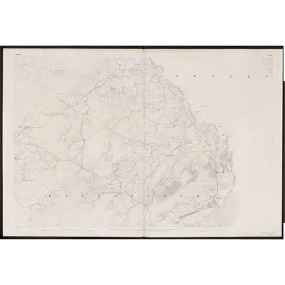 1834 Map of Donegal - Sheet 28, 1863 Print