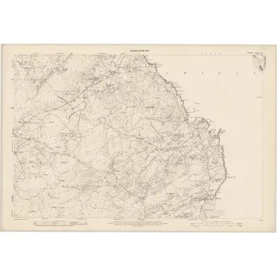 1903 Map of Donegal - Sheet 28, 1905 Print