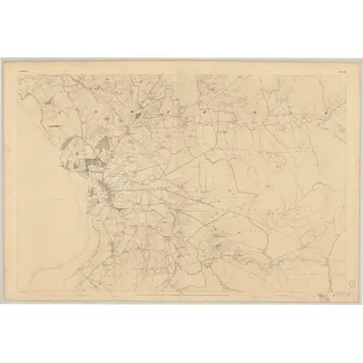 1834 Map of Donegal - Sheet 29, 1837 Print