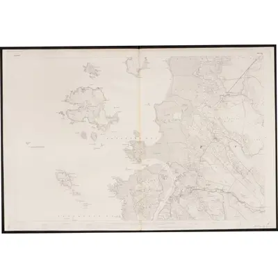 1834 Map of Donegal - Sheet 32, 1862 Print