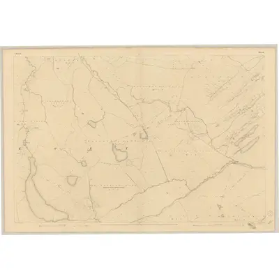 1835 Map of Donegal - Sheet 34, 1837 Print