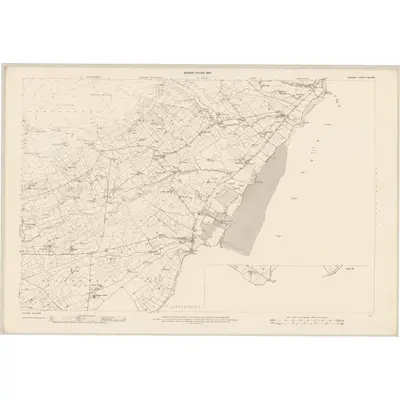 1901 Map of Donegal - Sheet 39 &39A, 1904 Print