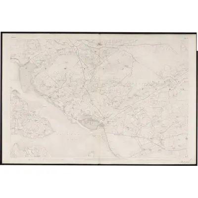1834 Map of Donegal - Sheet 4, 1857 Print