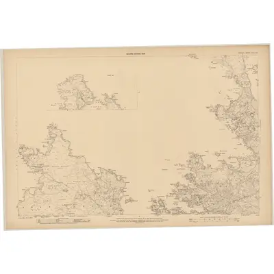 1904 Map of Donegal - Sheet 40 & 40A, 1906 Print