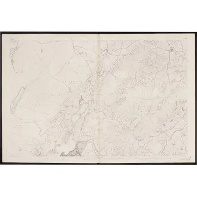 1834 Map of Donegal - Sheet 44, 1863 Print