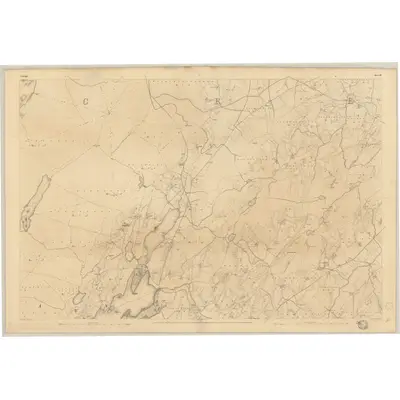 1835 Map of Donegal - Sheet 44, 1836 Print