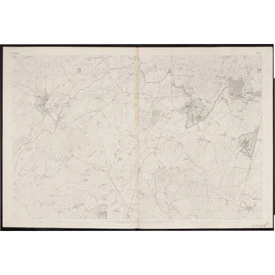 1834 Map of Donegal - Sheet 45, 1862 Print