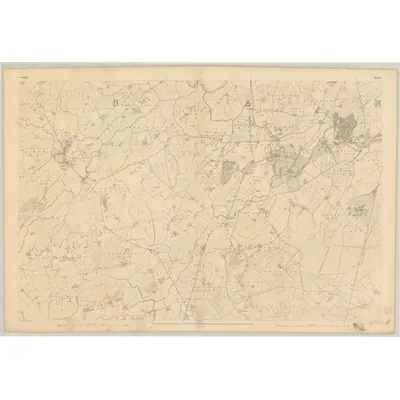1835 Map of Donegal - Sheet 45, 1837 Print