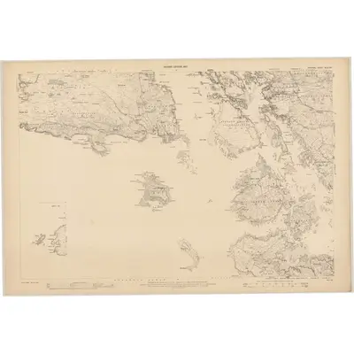 1904 Map of Donegal - Sheet 48 & 48A, 1907 Print