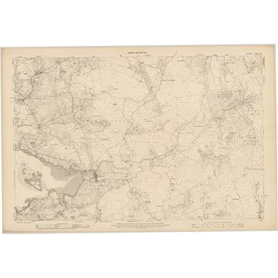 1904 Map of Donegal - Sheet 49, 1907 Print