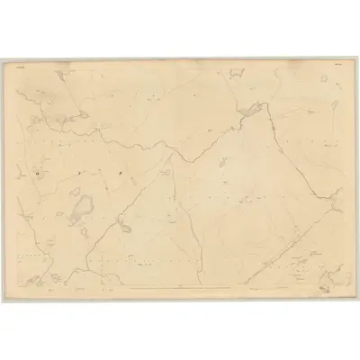 1835 Map of Donegal - Sheet 50, 1837 Print