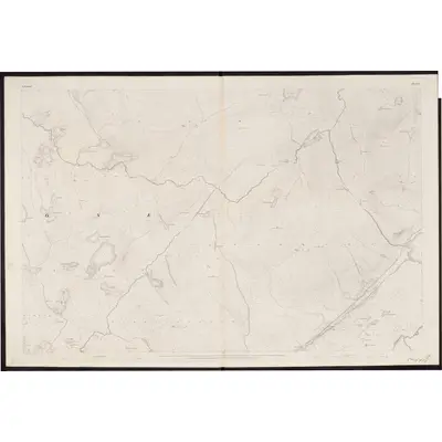 1835 Map of Donegal - Sheet 50, 1860 Print