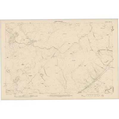 1903 Map of Donegal - Sheet 50, 1906 Print