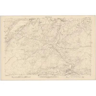 1904 Map of Donegal - Sheet 52, 1906 Print