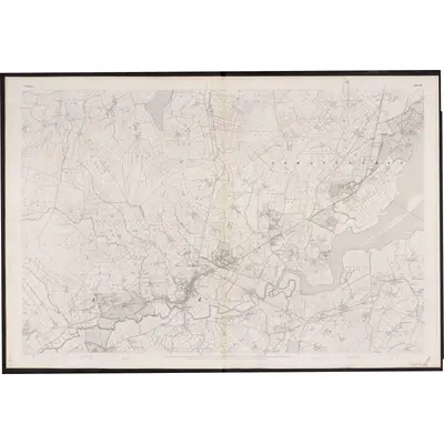 1834 Map of Donegal - Sheet 53, 1862 Print