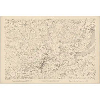 1904 Map of Donegal - Sheet 53, 1906 Print