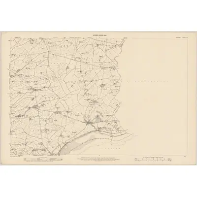 1903 Map of Donegal - Sheet 55, 1905 Print