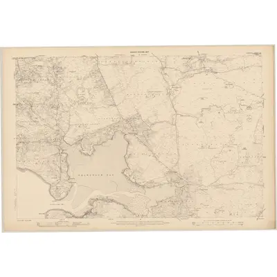 1904 Map of Donegal - Sheet 57, 1907 Print