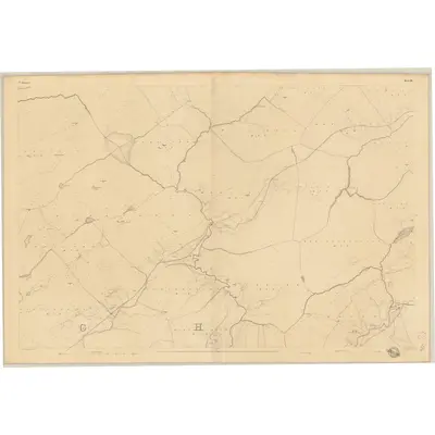 1835 Map of Donegal - Sheet 59, 1837 Print
