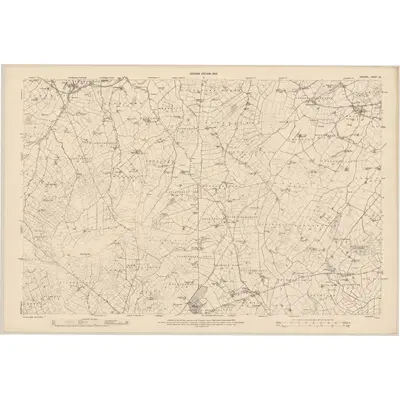 1904 Map of Donegal - Sheet 62, 1906 Print