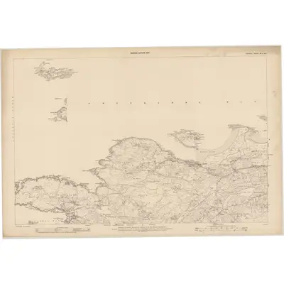 1905 Map of Donegal - Sheet 64 & 64A, 1907 Print