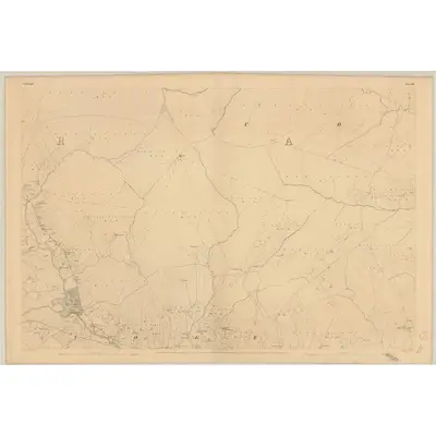 1836 Map of Donegal - Sheet 68, 1837 Print
