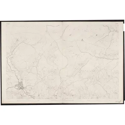 1836 Map of Donegal - Sheet 68, 1860 Print
