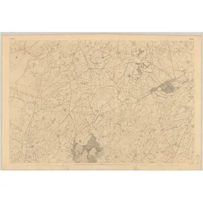 1836 Map of Donegal - Sheet 69, 1837 Print