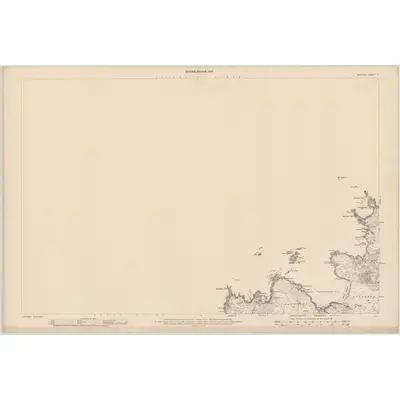 1903 Map of Donegal - Sheet 7, 1905 Print
