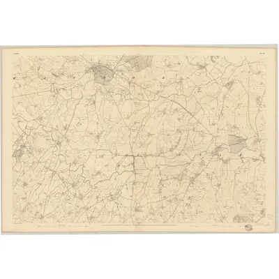 1835 Map of Donegal - Sheet 70, 1837 Print