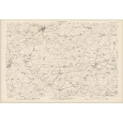 1904 Map of Donegal - Sheet 70, 1906 Print