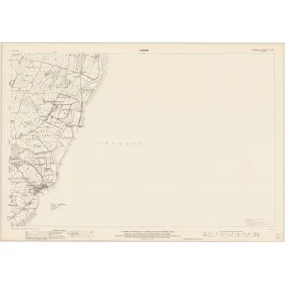 1950 Map of Donegal - Sheet 71 & 71A, 1962 Print